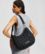 BOLSO HOBO K/WEAVE NEGRO NIQUEL
